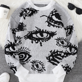 Charles Abstract Eye Sweater