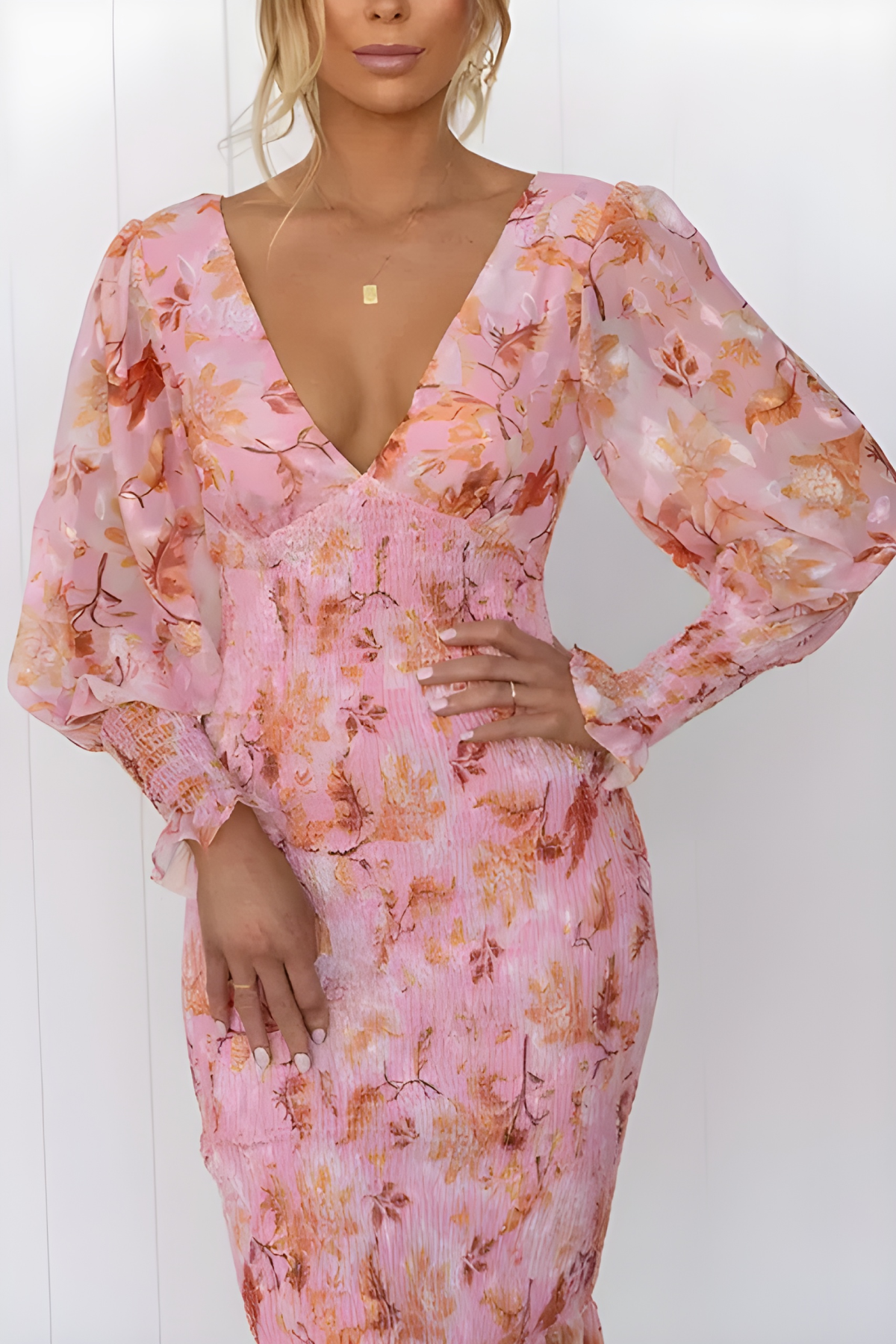 SALANA BOHO BLUMENKLEID