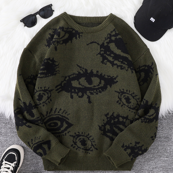 Charles Abstract Eye Sweater