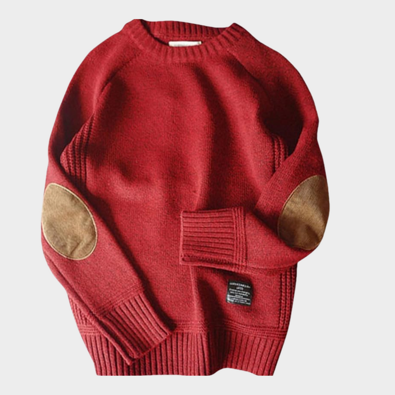 Brandon Elbow Patch Sweater
