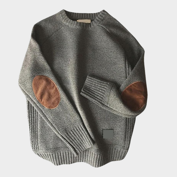Brandon Elbow Patch Sweater