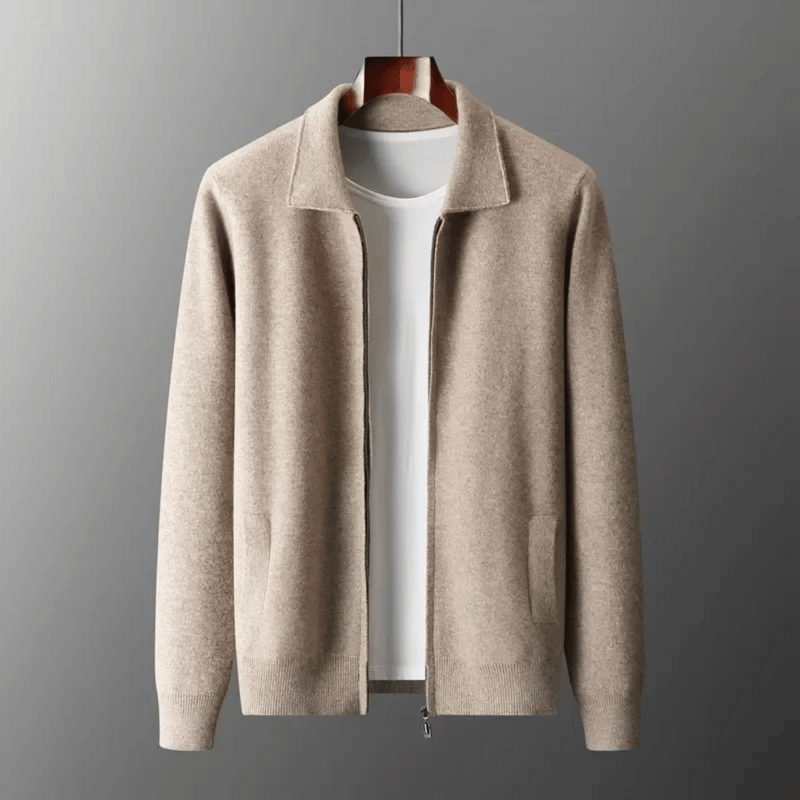 Emiliano Wool Knit Cardigan