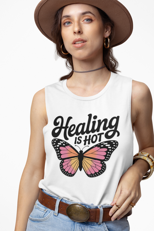 Healing is Hot Butterfly Tank Top
