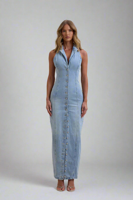Amariana  Maxi Denim Dress