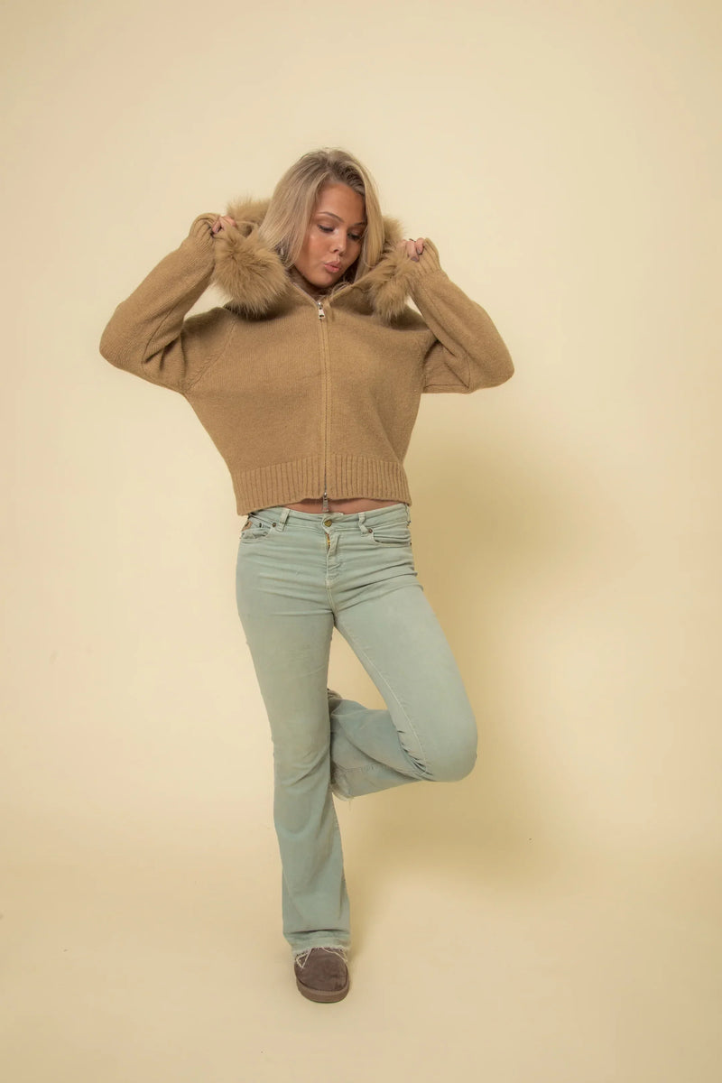 ANNALA – Faux Fur Vest