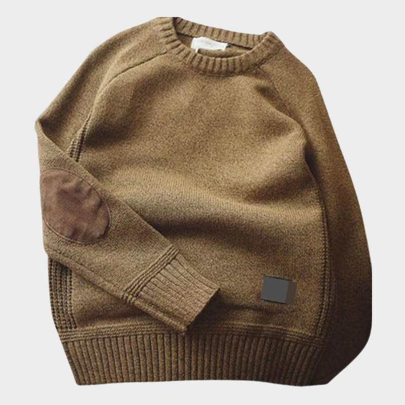 Brandon Elbow Patch Sweater