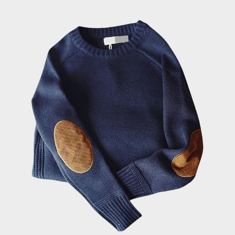 Brandon Elbow Patch Sweater