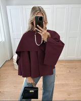 ELENA – Elegant Cape Coat