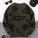 Charles Abstract Eye Sweater