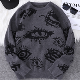 Charles Abstract Eye Sweater