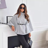 LEAMA – Chic Butterfly Jacket with Belt
