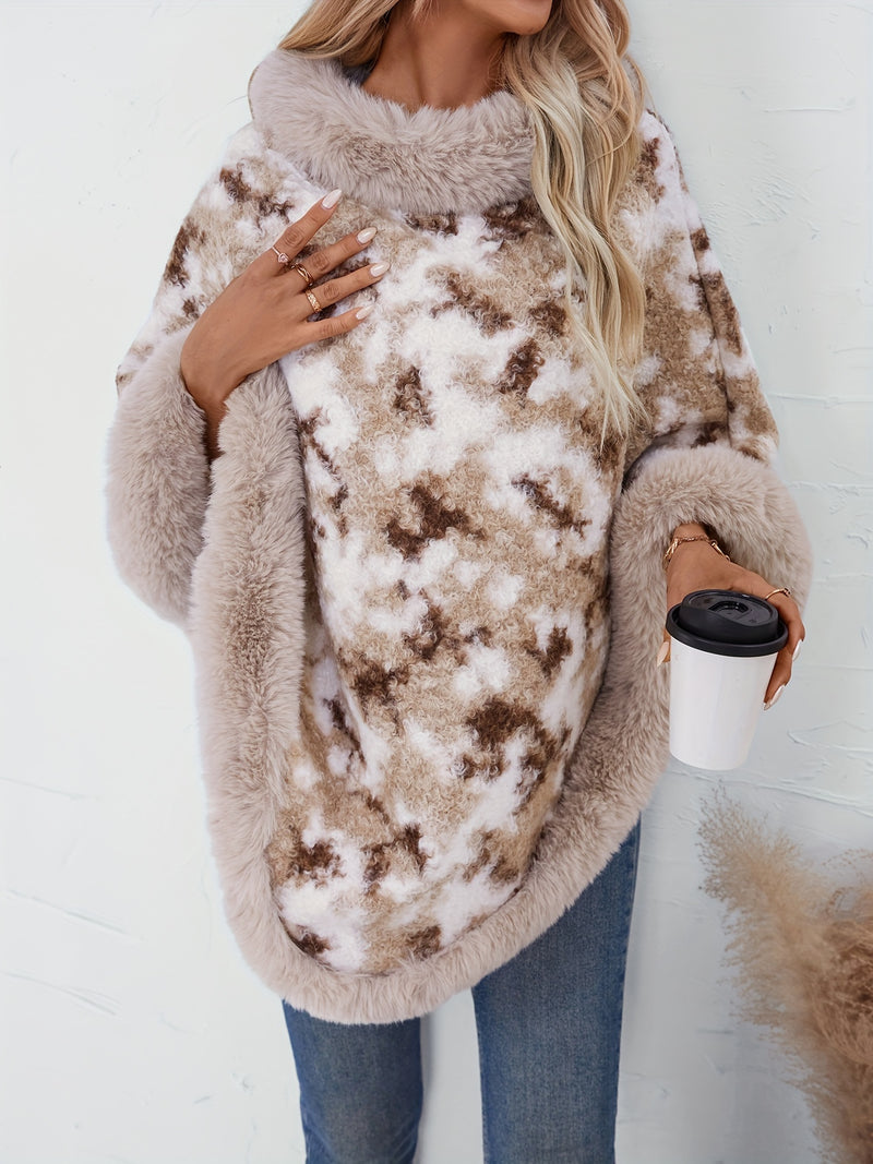 DMA Cozy Faux Fur Cape