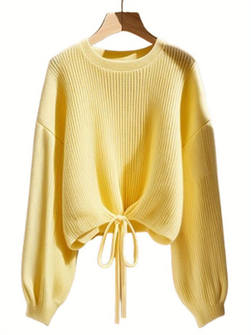 LANA Lace Up Pullover