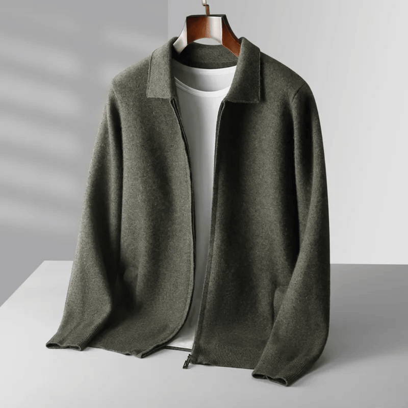 Emiliano Wool Knit Cardigan