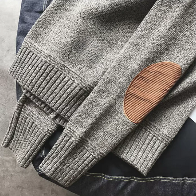Brandon Elbow Patch Sweater