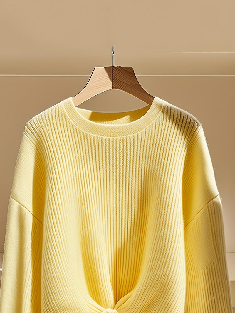 LANA Lace Up Pullover