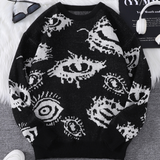 Charles Abstract Eye Sweater