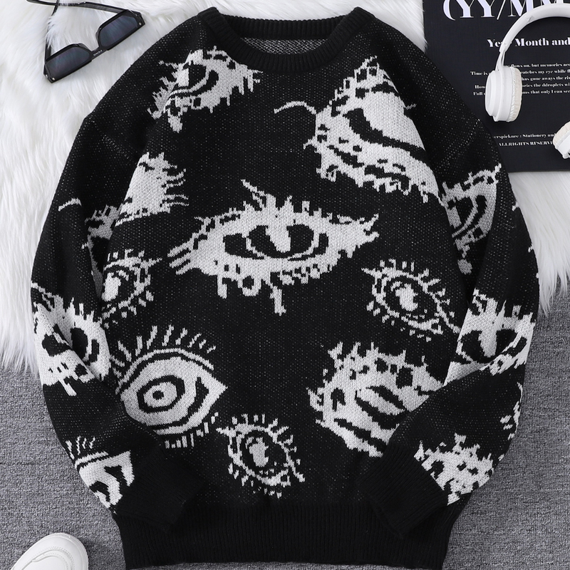 Charles Abstract Eye Sweater