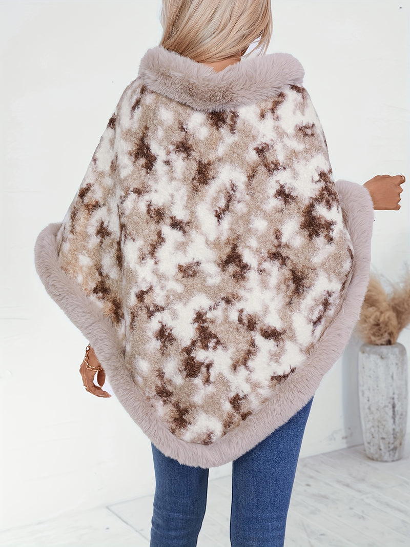 DMA Cozy Faux Fur Cape