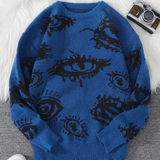 Charles Abstract Eye Sweater