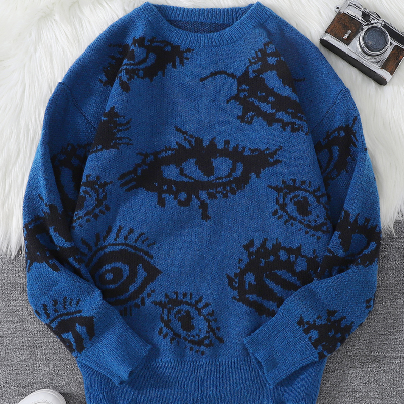 Charles Abstract Eye Sweater