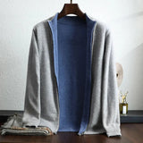 Andrew Wool Zip-Up Cardigan