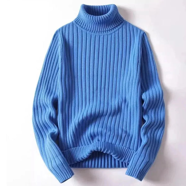 Apollo Ribbed Knit Turtleneck Sweater