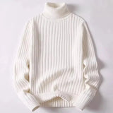 Apollo Ribbed Knit Turtleneck Sweater