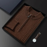 Calvin Classic Half-Zip Wool Sweater