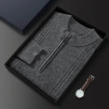 Calvin Classic Half-Zip Wool Sweater