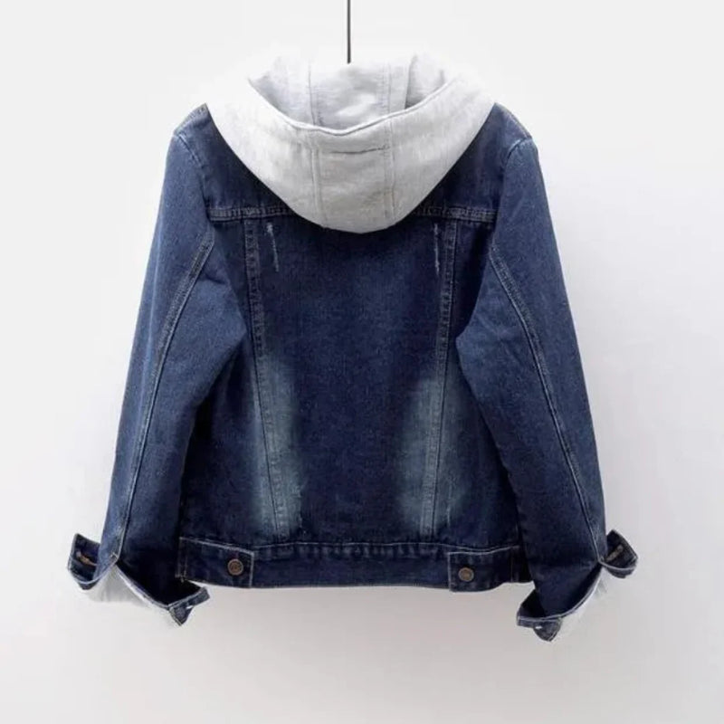 Camden Sherpa-Lined Denim Hoodie Jacket