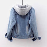 Camden Sherpa-Lined Denim Hoodie Jacket