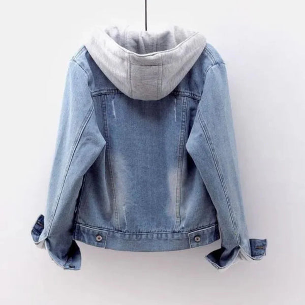 Camden Sherpa-Lined Denim Hoodie Jacket