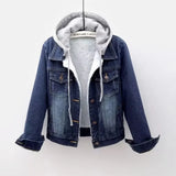 Camden Sherpa-Lined Denim Hoodie Jacket
