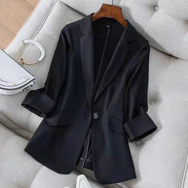 Cecile Sleeve Linen Blazer