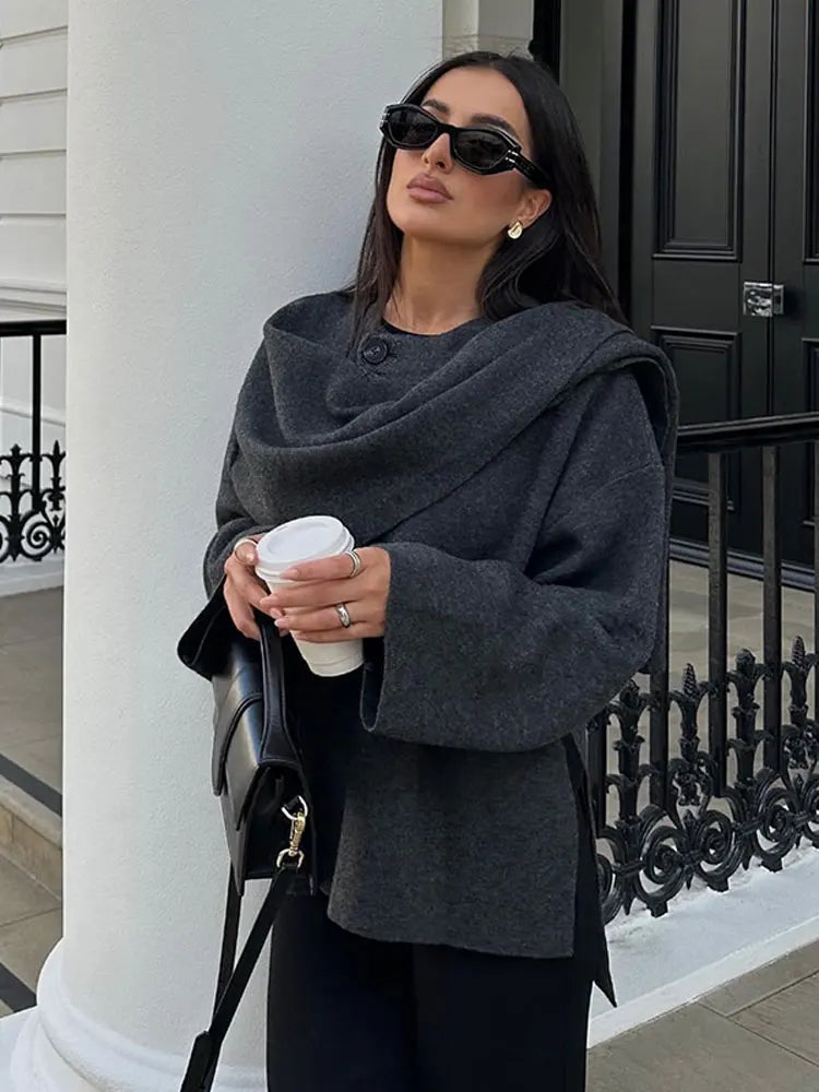 MACE Luxe Scarf Coat