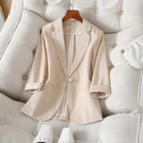 Charlie Lightweight Linen Blazer