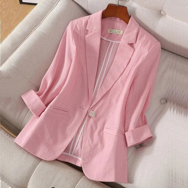 Charlie Lightweight Linen Blazer