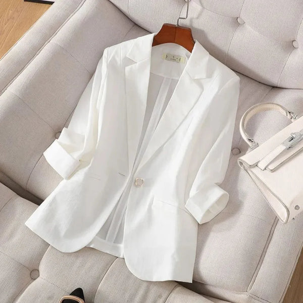Charlie Lightweight Linen Blazer