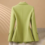 Claire Tailored Button Blazer