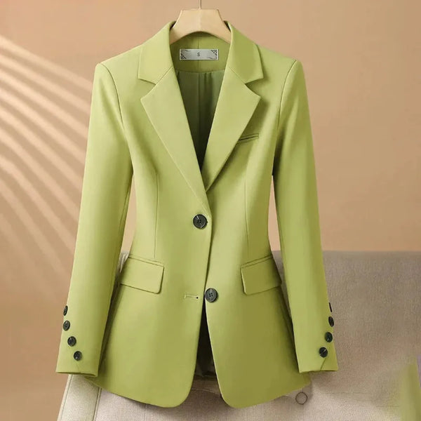 Claire Tailored Button Blazer