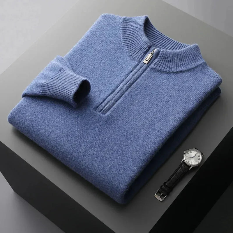 Cooper Half-Zip Wool Sweater