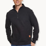 David Oversized Half Zipper Pullover