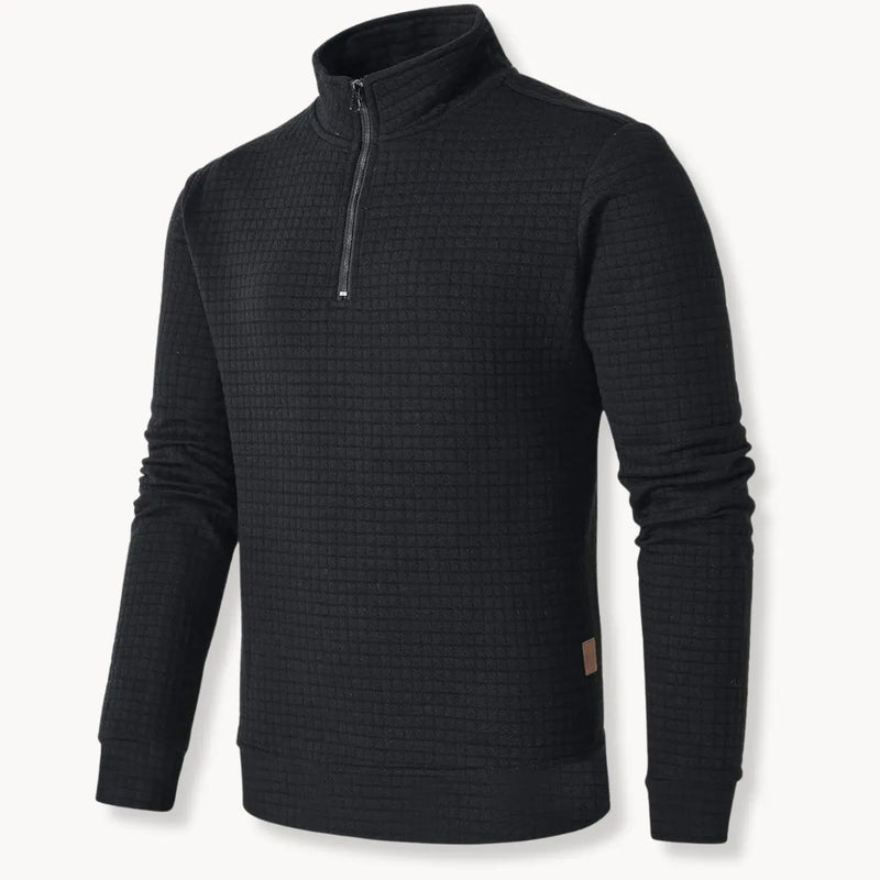 David Oversized Half Zipper Pullover