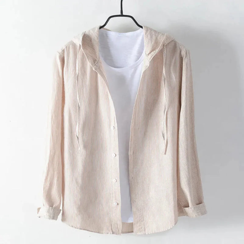 Fran Hooded Linen Shirt
