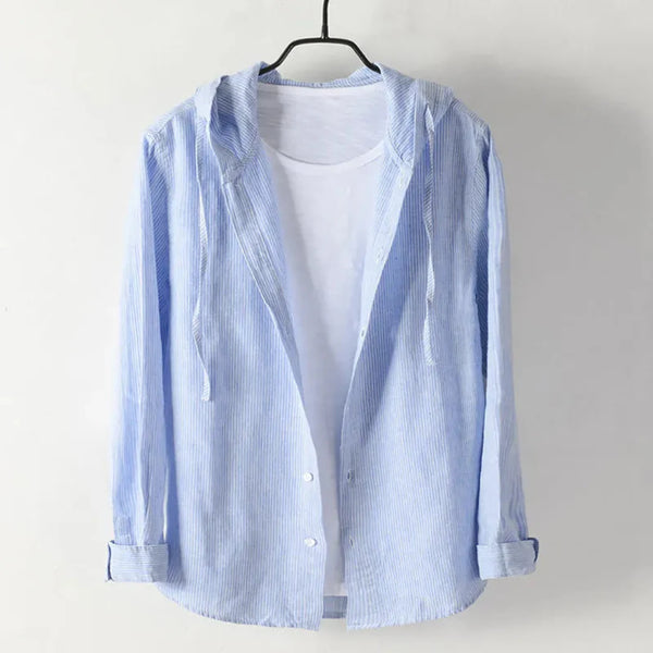 Fran Hooded Linen Shirt