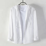 Fran Hooded Linen Shirt