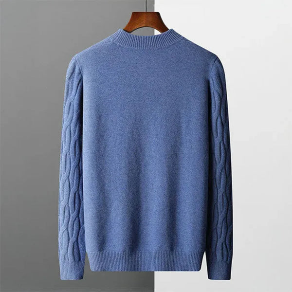 Gianni Jacquard Cashmere Sweater
