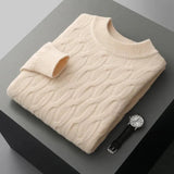 Gianni Jacquard Cashmere Sweater