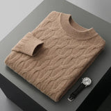 Gianni Jacquard Cashmere Sweater
